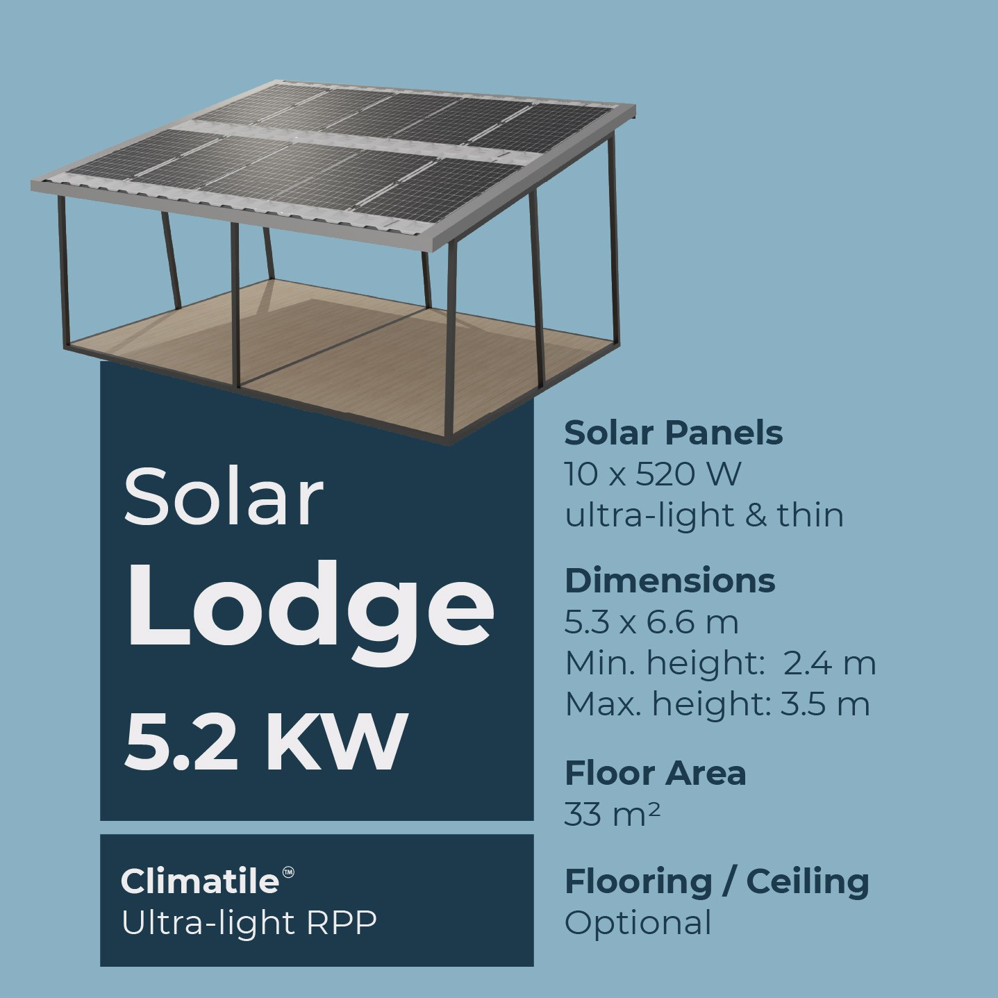 Takazuri solar gazebo
